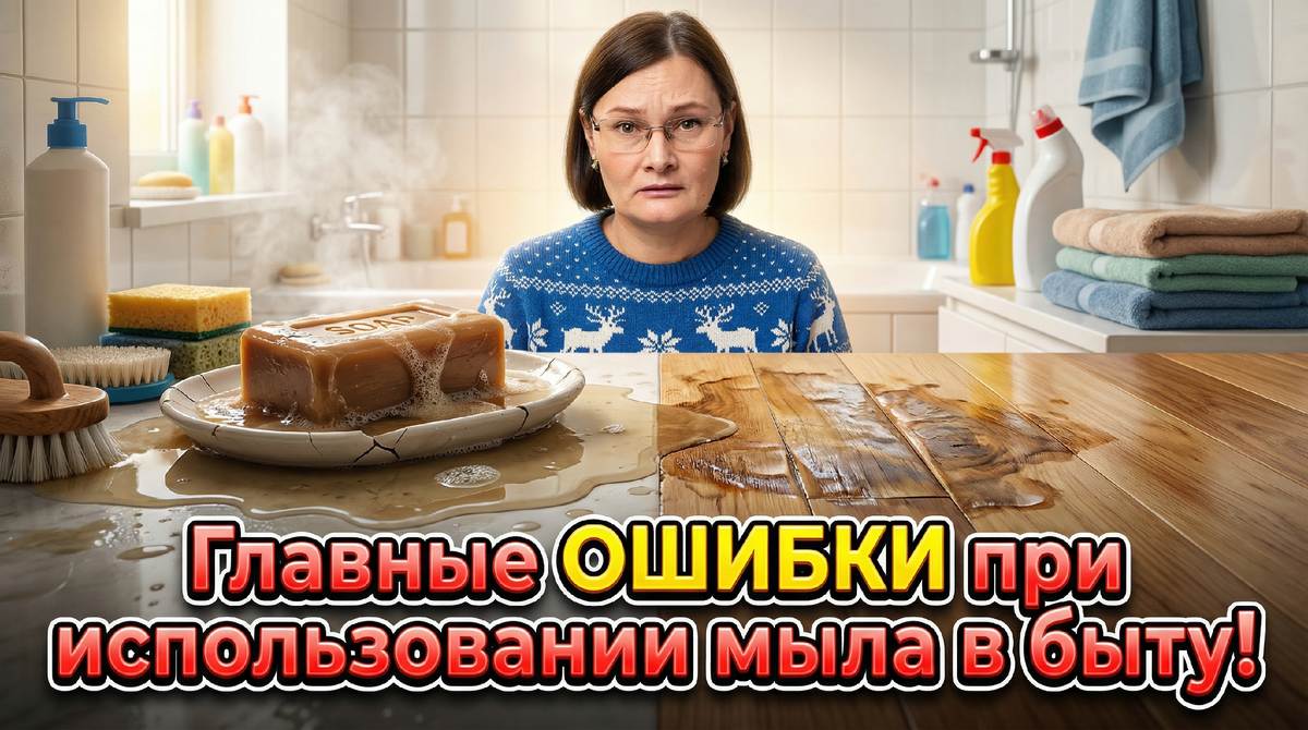 Что не стоит делать с мылом: полезные советы для дома