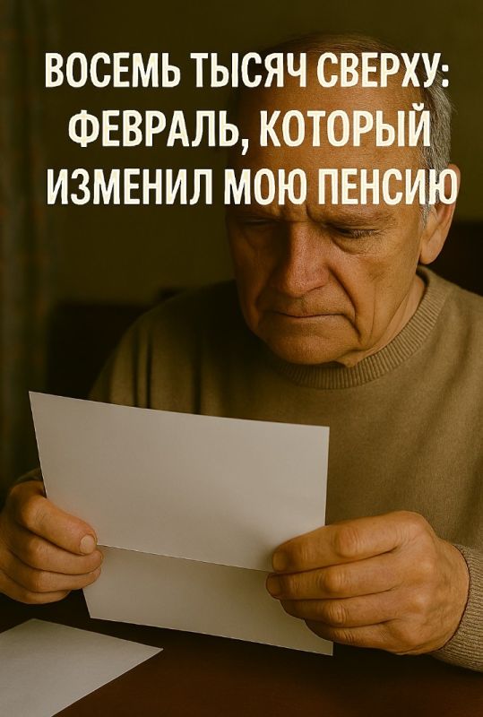 Когда восемь тысяч сверху меняют жизнь: неожиданные перемены в пенсии