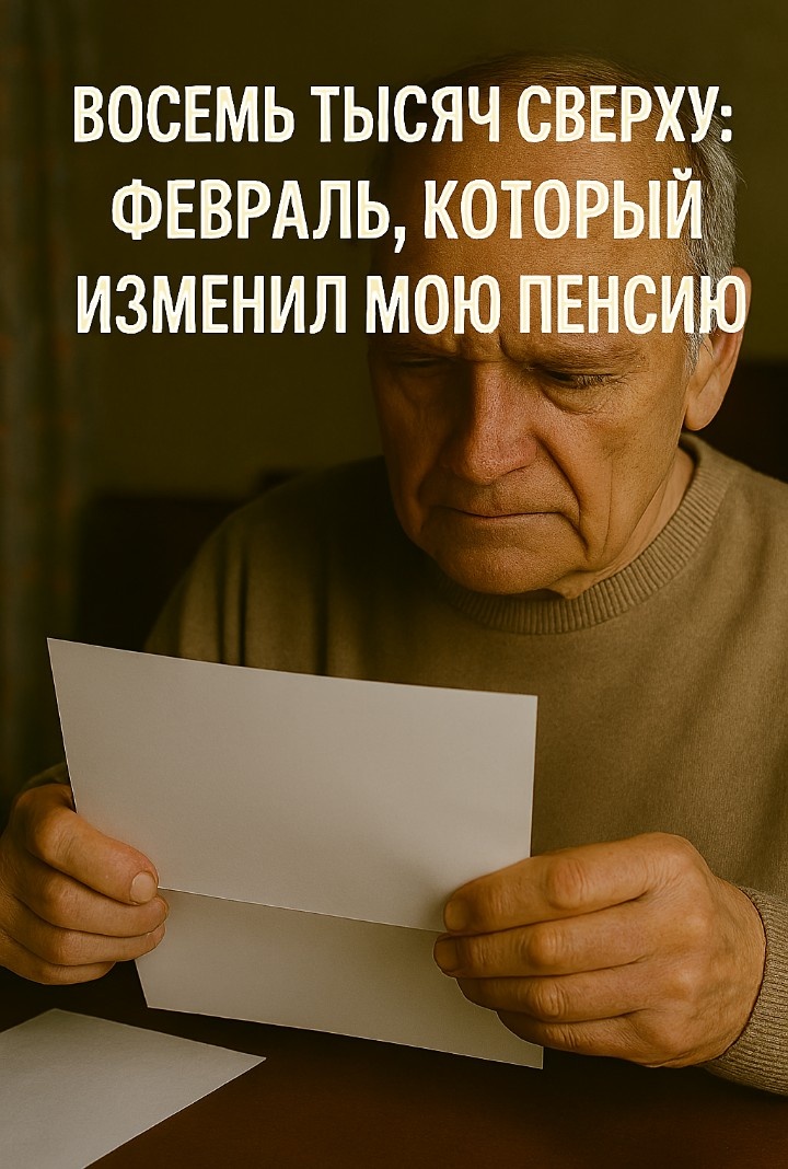 Когда восемь тысяч сверху меняют жизнь: неожиданные перемены в пенсии