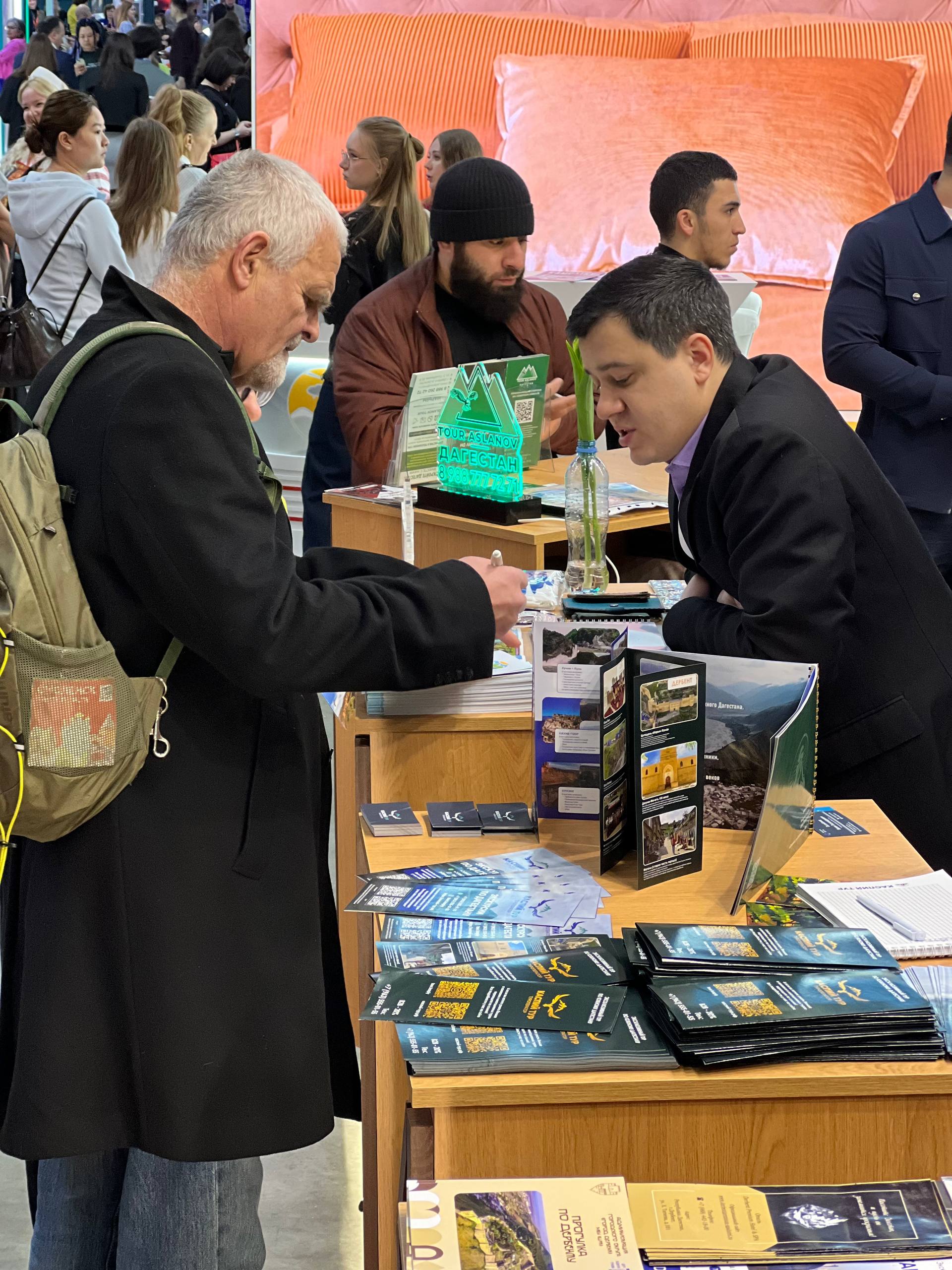 MITT-2026: день второй. Сегодня стенд Республики Дагестан продолжает работу на Международной выставке туризма и индустрии гостеприимства MITT-2026 в «Крокус Экспо» MITT-2026: день второй. Сегодня стенд Республики Дагестан продолжает работу на Международной выставке туризма и индустрии гостеприимства MITT-2026 в «Крокус Экспо»