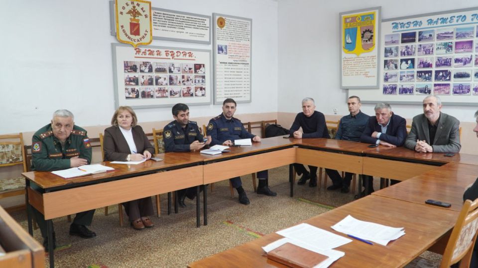 Ежемесячное заседание рабочей группы по вопросам воинского учета и службы в ВС РФ