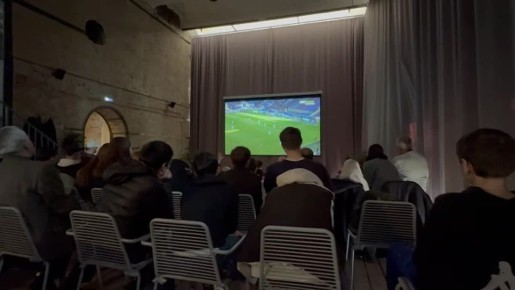 Коллективный просмотр матча махачкалинского «Динамо» проходит в доме культуры «Темп»