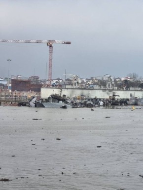 База иранского флота на побережье Каспийского моря после серии израильских ударов