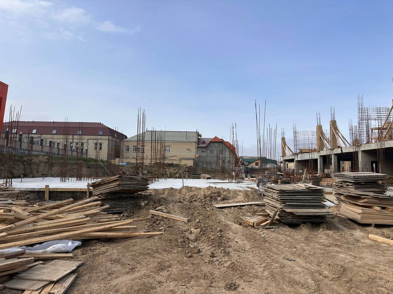 Строительство нового детского сада на 160 мест по улице Дрожжина продолжается Строительство нового детского сада на 160 мест по улице Дрожжина продолжается