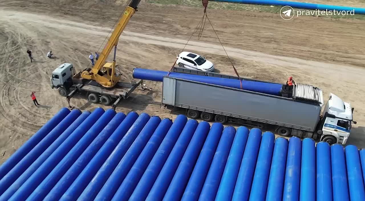 Готовность магистрального водовода Чиркей-Махачкала-Каспийск превышает 87%