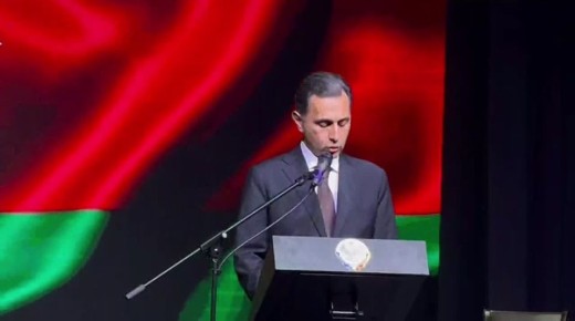 На церемонии приветственный адрес Президента Азербайджана Ильхама Алиева огласил заместитель министра культуры республики Мурад Гусейнов