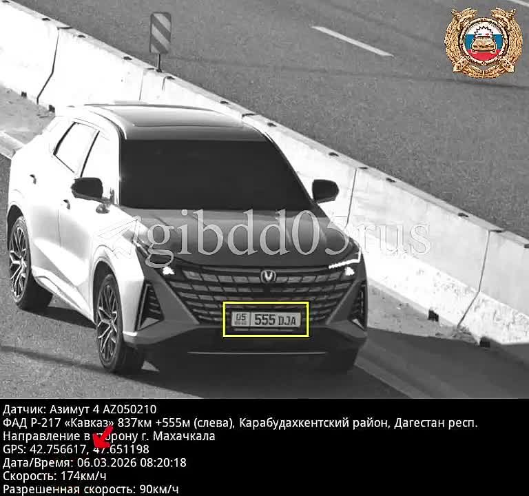 Злостный нарушитель ПДД выявлен с помощью системы «Паутина»