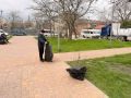 Субботник прошел и в сквере по улице Громова