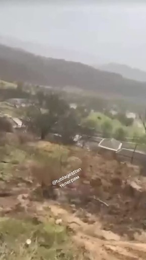 В Дагестане произошёл оползень