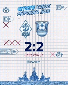 "Балтика" сыграла вничью с махачкалинским "Динамо" в матче РПЛ