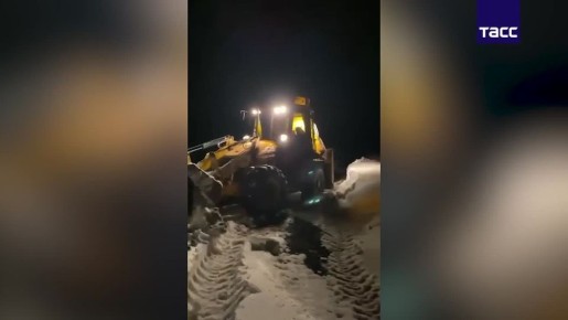 Снегопад оставил без транспортного сообщения два села, еще один без электроэнергии, в Агульском районе Дагестана