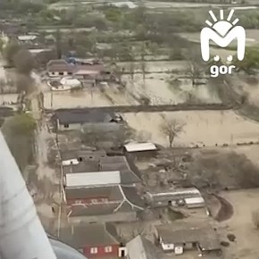 Так сейчас выглядит пострадавшее от наводнения село Адильотар в Дагестане