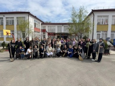 Детские сады 19, 20 и 25 также привели в порядок прилегающие территории