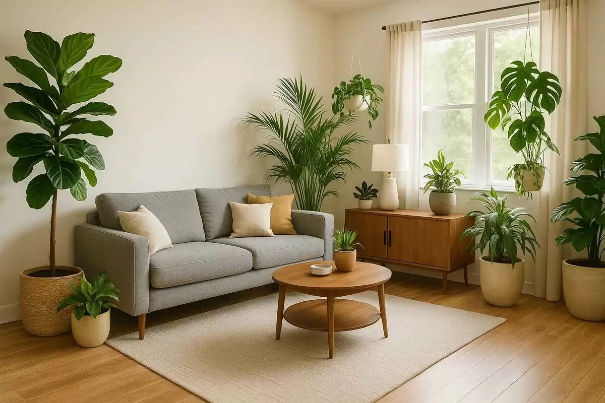 Как сделать свою гостиную зеленее: простые советы по выбору комнатных растений