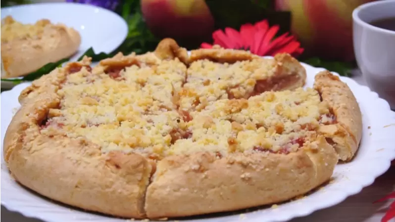 Нежная яблочная галета: идеальный пирог для уютных вечеров