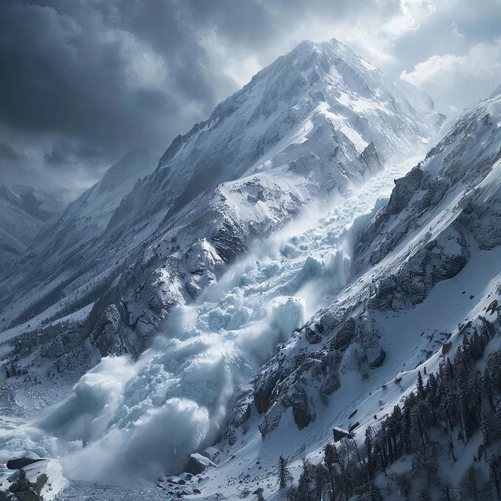 В Цумадинском районе при сходе лавины погиб пограничник