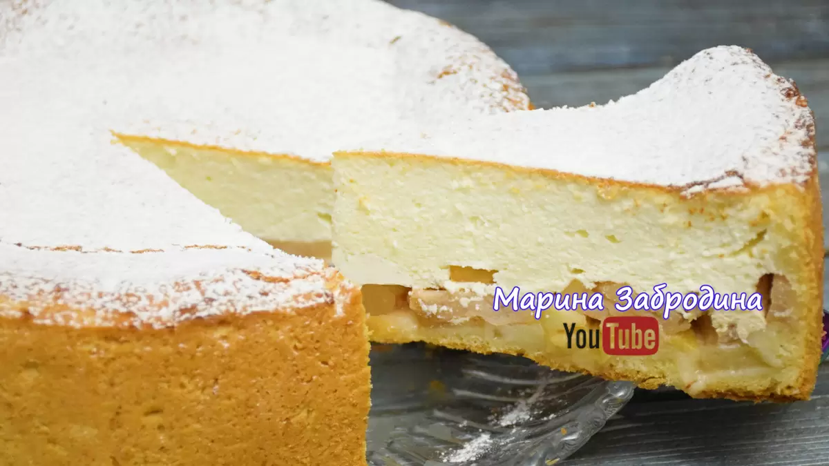 Идеальный творожный пирог с яблоками: легкость облаков на вашем столе