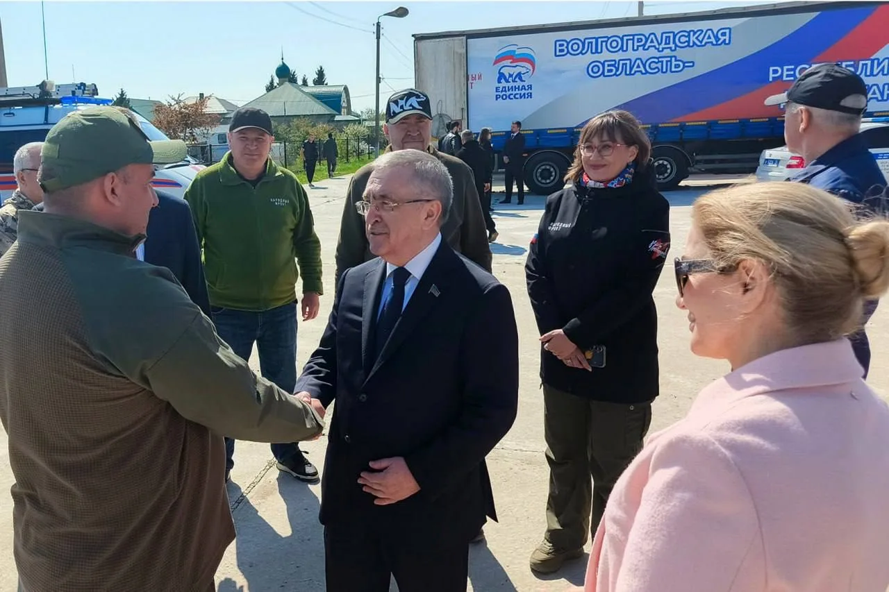 В Дагестане встретили гуманитарную помощь из Волгоградской области