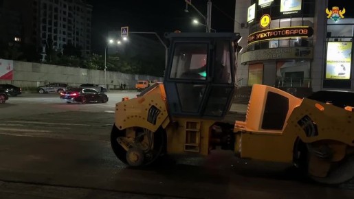 В Махачкале продолжается масштабная работа по обновлению асфальтного покрытия на участках с высокой транспортной нагрузкой
