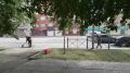 Подготовка основания к асфальтированию идёт на пересечении улиц Ярагского, Алиева и Гагарина