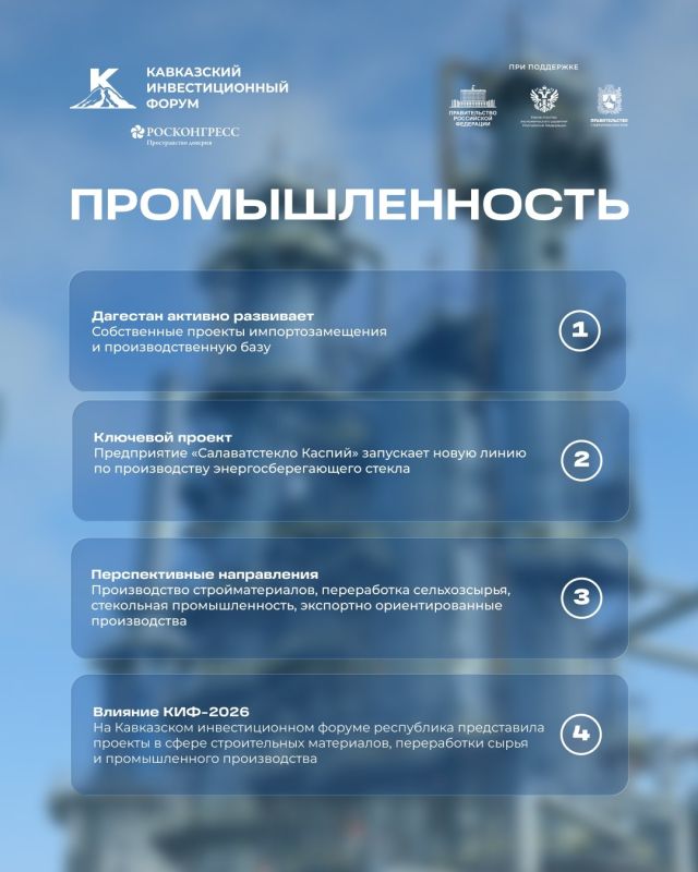 Дагестан — один из самых динамично развивающихся регионов Юга России Дагестан — один из самых динамично развивающихся регионов Юга России