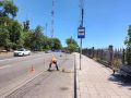 Специалисты МБУ «ЦОДД» в ежедневном режиме выполняют работы по обновлению и нанесению дорожной разметки