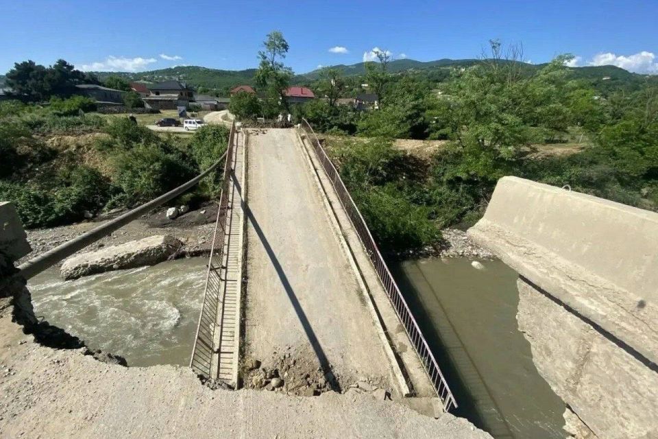 Временный мост вместо обрушившегося построят в Табасаранском районе
