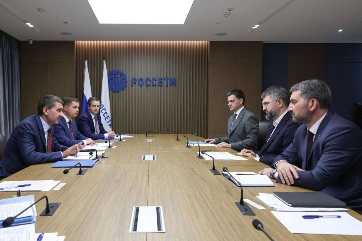 Магомед Рамазанов и глава «Россетей» Андрей Рюмин обсудили развитие электросетевого комплекса Дагестана