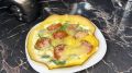 Ленивый киш из лаваша с творогом и шпинатом