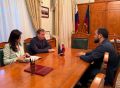 Председатель Народного Собрания Дагестана Заур Аскендеров провёл рабочую встречу с руководителем ЦУР РД Исрафилом Исрафиловым