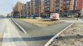 Подрядная организация ООО "Успех" завершила работы по увеличению тротуарной зоны на пересечении проспекта Омарова и улицы Дербентская