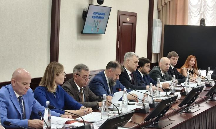 В Пятигорске врио министра по национальной политике и делам религий РД, Герой России Темирлан Абуталимов принял участие в окружном семинар-совещании, посвященном итогам работы и задачам органов исполнительной власти по... В Пятигорске врио министра по национальной политике и делам религий РД, Герой России Темирлан Абуталимов принял участие в окружном семинар-совещании, посвященном итогам работы и задачам органов исполнительной власти по...