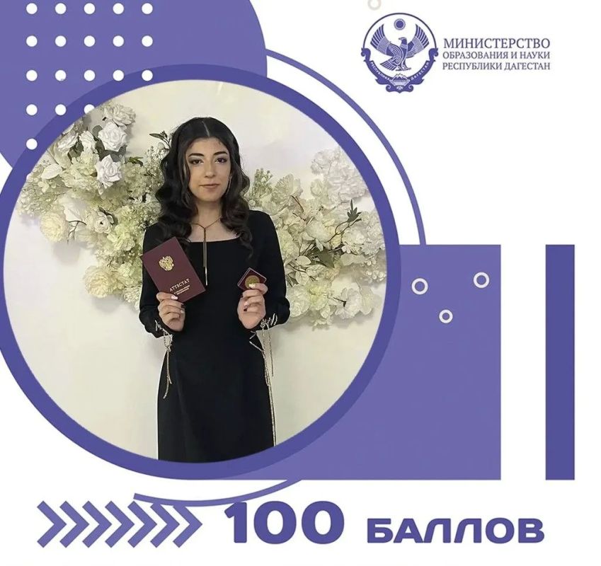 Четверо дагестанских выпускников сдали ЕГЭ на 100 баллов Четверо дагестанских выпускников сдали ЕГЭ на 100 баллов