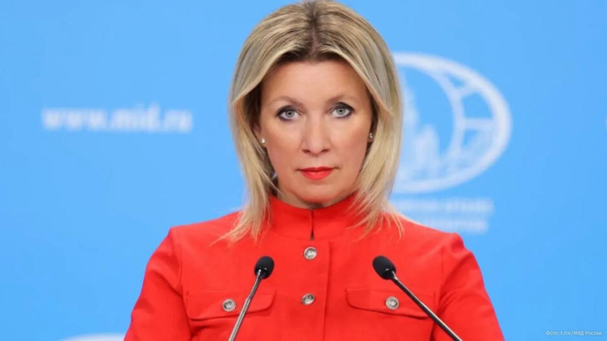 За атаками беспилотников по танкерам у морского терминала Каспийского трубопроводного консорциума, несомненно, стоит Киев, заявила Мария Захарова