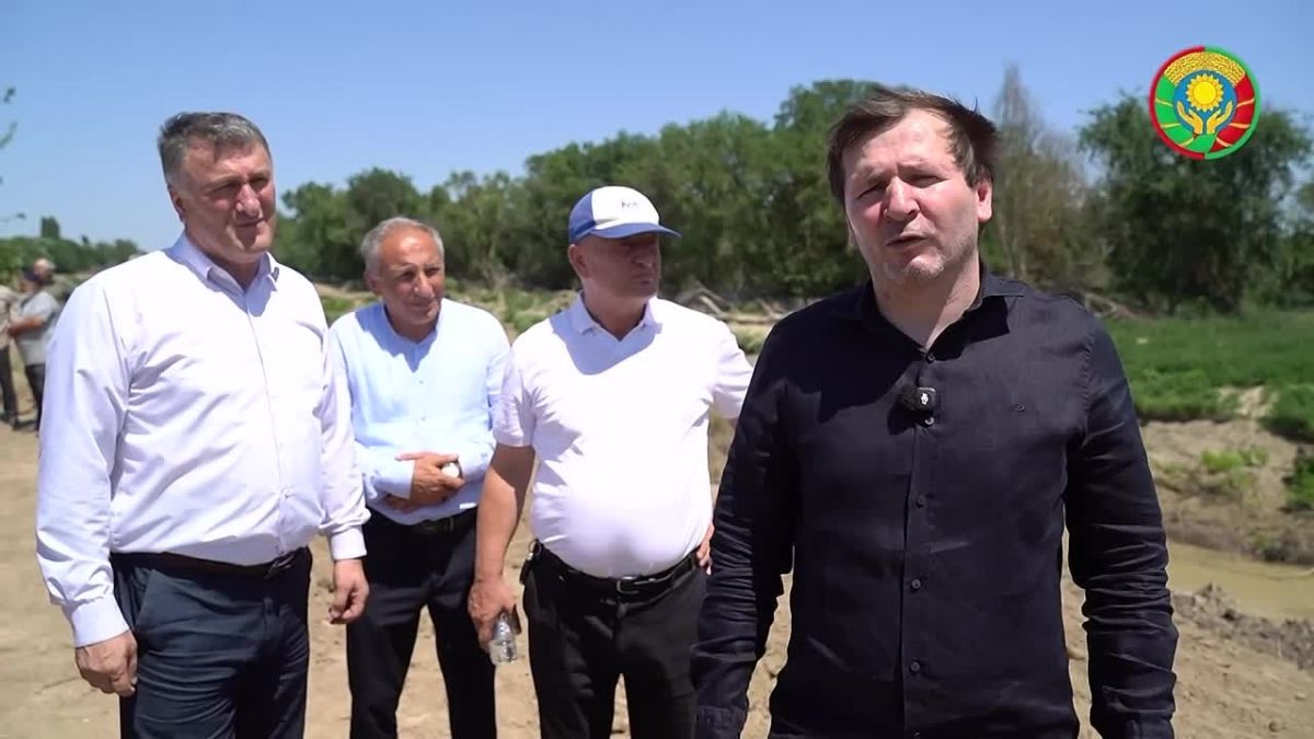 Проведено обследование русла реки Акташ по вопросу берегоукрепления