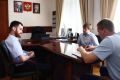 Темирлан Абуталимов встретился с и.о. руководителя Межрегионального управления ФАДН по СКФО, Республике Крым и г. Севастополю Ильёй Гусевым и сотрудником ведомства Олегом Фомченковым-Бровко