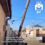 Столбы с электропроводами могут в любой момент рухнуть у жилых домов в Дагестанских Огнях