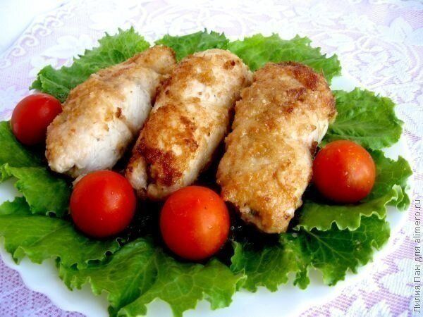 Ароматные куриные рулетики с грибами