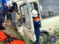 В Хасавюртовском районе автобус съехал в кювет