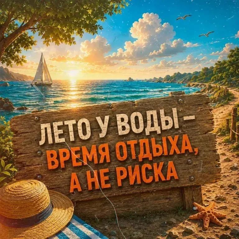 Лето у воды –время отдыха, а не риска!
