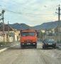 На улице Абдуллаева в пос. Семендер ведётся капитальный ремонт дорожного полотна