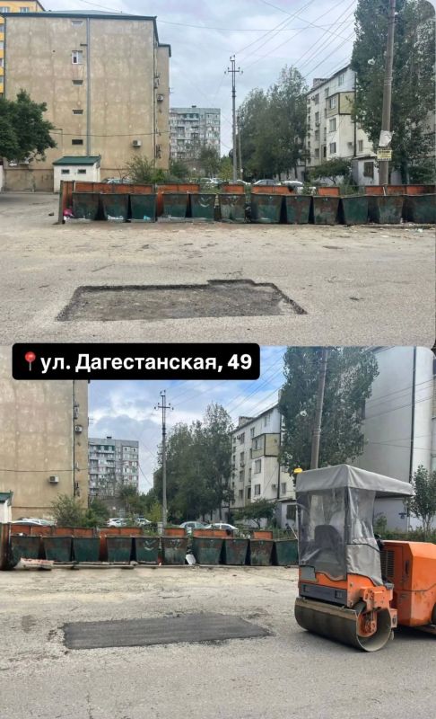 Специалисты Центра организации дорожного движения Махачкалы завершили ремонт асфальтобетонного покрытия на улице Дагестанской Специалисты Центра организации дорожного движения Махачкалы завершили ремонт асфальтобетонного покрытия на улице Дагестанской