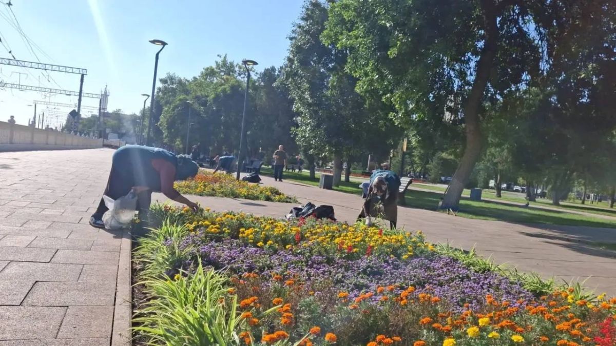 Отдел санитарной уборки МБУ «Дирекция парков и скверов» выполняет свою работу без выходных, обеспечивая чистоту и порядок на благоустроенных территориях нашей столицы Отдел санитарной уборки МБУ «Дирекция парков и скверов» выполняет свою работу без выходных, обеспечивая чистоту и порядок на благоустроенных территориях нашей столицы