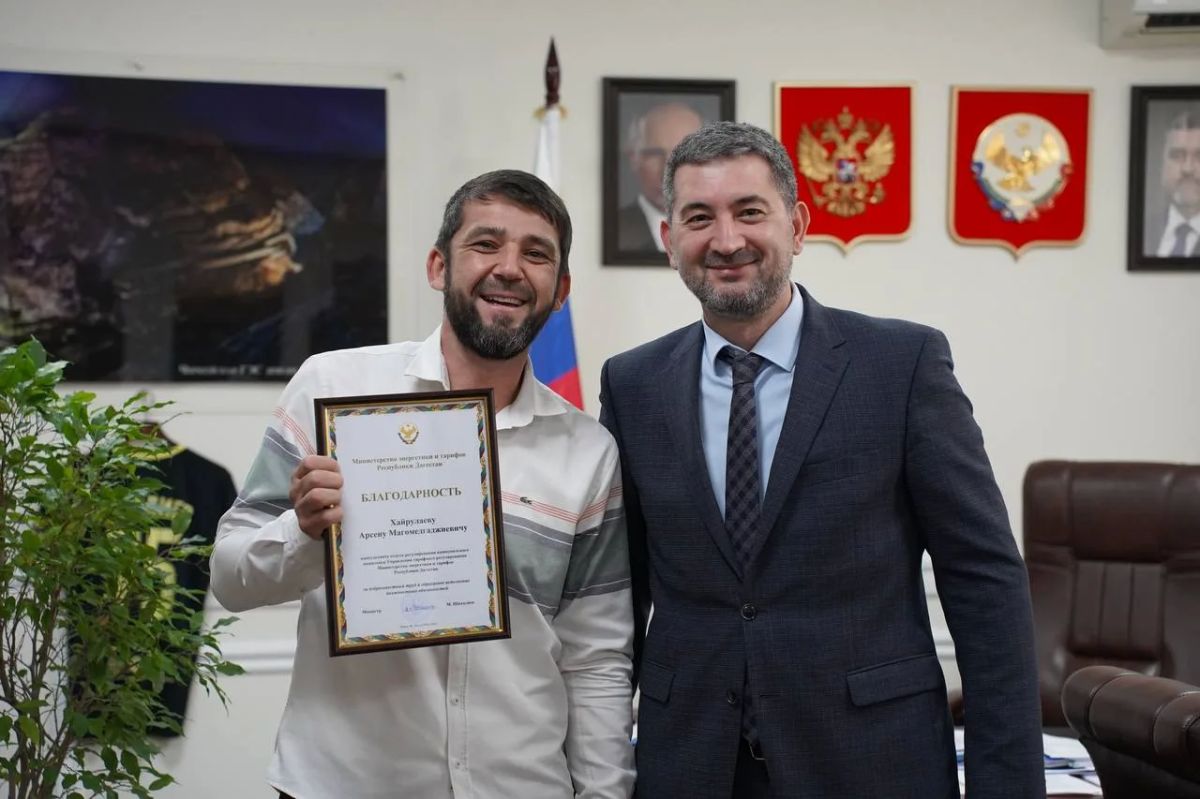 В Минэнерго РД наградили госслужащих в связи с профессиональным праздником