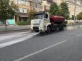 МБУ «Благоустройство» с раннего утра провели полив городских улиц