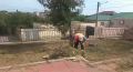 Сотрудниками МБУ «Благоустройство» г. Махачкалы проведены работы по сбору скошенной травы на улице Лесной
