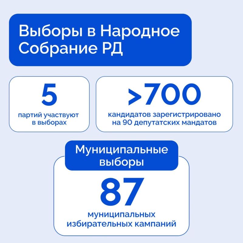 Дагестан готовится к Единому дню голосования Дагестан готовится к Единому дню голосования