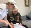 В Каспийске 102-летний Муса Мусаевич проголосовал на дому