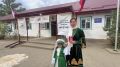 Сегодня на участковый избирательный участок 0749 расположенного на базе Новокаякентской СОШ № 1 Зайнаб Уразалиева пришла с дочкой в национальных ногайских костюмах