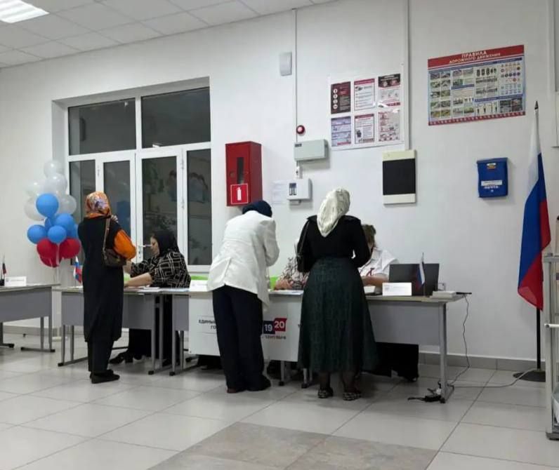 6В Хасавюрте продолжается голосование 6В Хасавюрте продолжается голосование